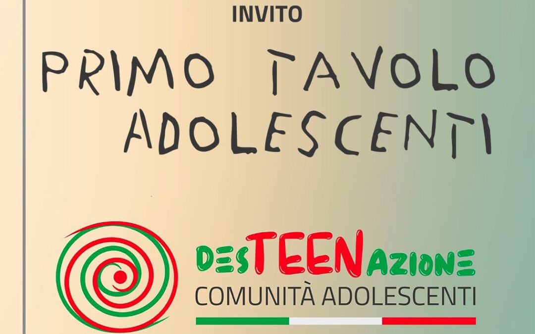 Primo tavolo adolescenti