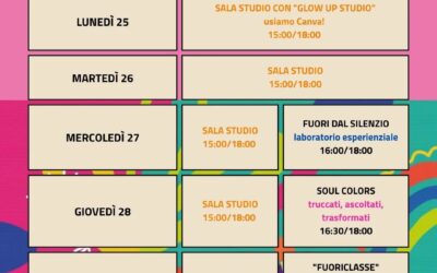 Non perderti le prossime attività e laboratori previsti per l’ultima settimana di maggio a DesTEENazione